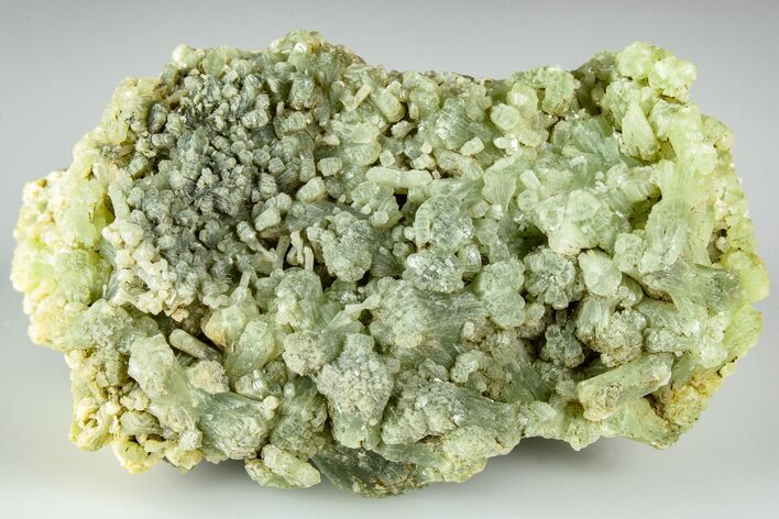 Green Prehnite Crystal Cluster - Morocco #190990
